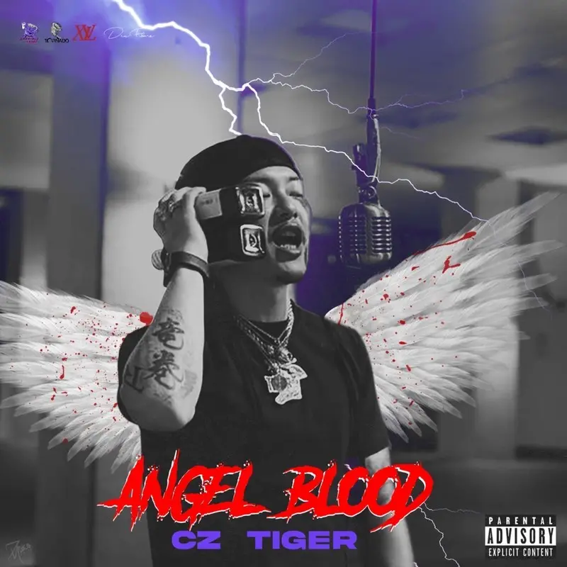 CZ TIGERの新しいアルバムANGEL BLOODのジャケット